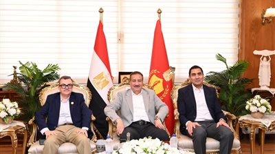 وزير الشباب والرياضة يلتقي وزير التخطيط ومحافظ بورسعيد في مستهل جولته التفقدية بالمحافظة