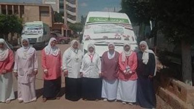 بقرية براوة بإهناسيا.. صحة بني سويف تقدم 1900خدمة طبية خلال قافلة مجانية