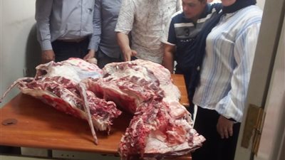 ضبط طن لحوم ودواجن و 1200عبوة منظفات مجهولة المصدر بالغربية