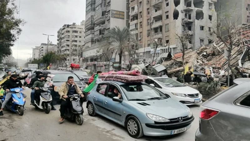 النازحين اللبنانيين