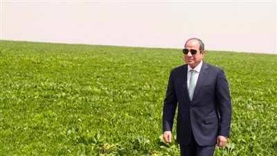 ‎الرئيس السيسي: افخروا بما تم إنجازه فى  «الدلتا الجديدة»