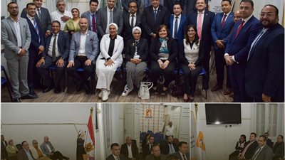 وفد تنسيقية شباب الأحزاب وقيادات وأعضاء الحزب المصري الديمقراطي يناقشون عددا من القضايا 