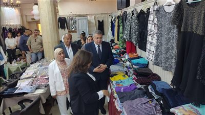 نائب محافظ القاهرة يفتتح معرض 