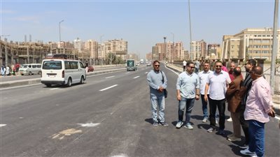 محافظ القليوبية يفتتح أعمال الصيانة الشاملة لكوبري بطريق بنها الزراعي