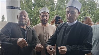 افتتاح مسجد عزبة أمين الخولى فى الغربية بعد إحلاله وتجديده