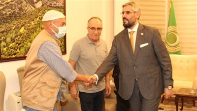 مندوب ليبيا بالجامعة العربية يلتقي بالجالية الليبية في مصر