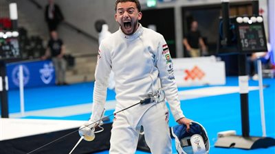 محمد السيد يفوز بذهبية كأس العالم لسيف المبارزة بسويسرا