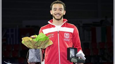وزير الشباب والرياضة يهنئ محمد السيد بعد التتويج بذهبية كأس العالم لسيف المبارزة