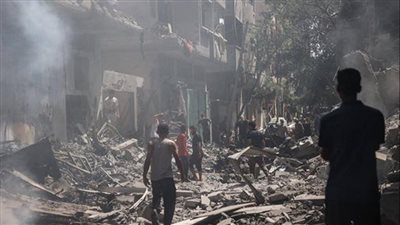 استشهاد 3 فلسطينيين جراء قصف الاحتلال لمخيم النصيرات وسط قطاع غزة