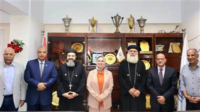 همت أبو كيلة تستقبل وفد الكنيسة وتؤكد: مصر ستبقى رمزًا للمحبة والوحدة الوطنية