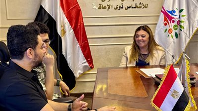 كريم الحسيني يشارك في مبادرة لدعم دمج مواهب ذوي الإعاقة بالمجلس القومي