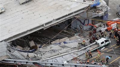 مقتل وإصابة 6 أشخاص جراء انهيار بجسر في سول وتعليق خطوط بالسكك الحديدية