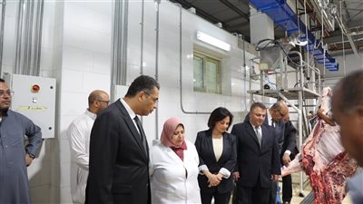 محافظ البحر الأحمر يتفقد المجزر الآلي بشمال الأحياء لمتابعة ذبح الأضاحي