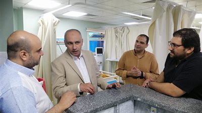 وكيل صحة الغربية يتفقد المجمع الطبي النموذجي ومستشفي مبرة التأمين بطنطا