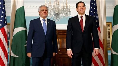 وزير الخارجية الأمريكي يستقبل نظيره الباكستاني للمحادثات بشأن الحرب مع إيران