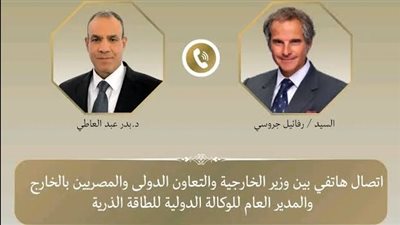 وزير الخارجية ومدير وكالة الطاقة الذرية يبحثان المفاوضات الأمريكية–الإيرانية