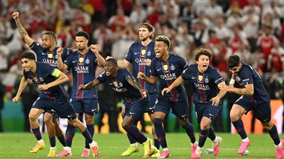عاجل.. باريس يهزم أرسنال ويتوج بطلًا لدوري أبطال أوروبا للموسم الثاني على التوالي