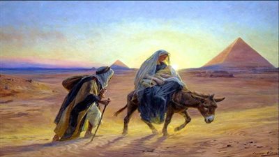 قصة هروب العائلة المقدسة إلى مصر