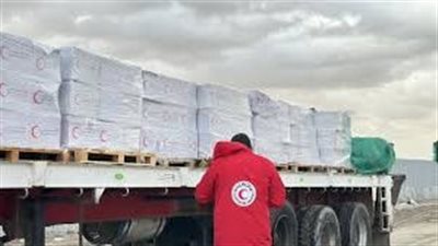 الهلال الأحمر يطلق قافلة «زاد العزة» 204 بأكثر من 3 آلاف طنًا من المساعدات لغزة