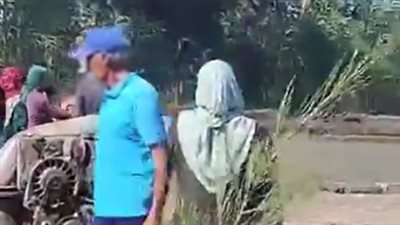 كشف ملابسات تداول  فيديو بتضرر شخص  من قيام خفير نظامى بالتعدى على والده بأحد الأراضى الزراعية بالبحيرة