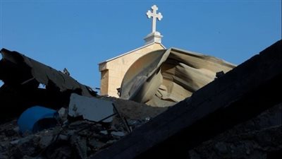 لبنان.. إسرائيل تقصف كنيسة وجدار مدرسة مسيحية في جديدة مرجعيون