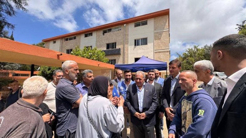 سفير فلسطين يتفقد