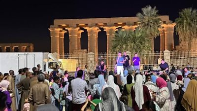 ثقافة الأقصر تختتم احتفالات عيد الأضحى بساحة أبوالحجاج