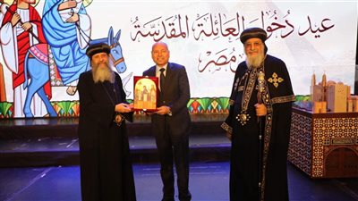 محافظ القاهرة يشهد احتفالية دخول العائلة المقدسة مصر بحضور البابا تواضروس