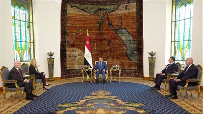 الرئيس السيسي يستقبل وفدا من رؤساء المنظمات اليهودية الأمريكية