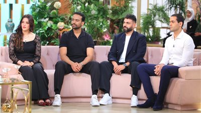 أبطال مسرحية متولى وشفيقة فى معكم منى الشاذلي 