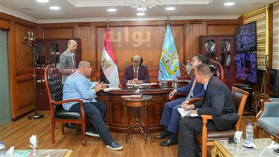 مناقشة عدد من الملفات الخدمية والتنموية بكفرالشيخ