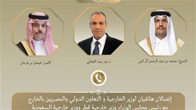وزير الخارجية يبحث هاتفياً مع نظيريه السعودي والقطري تطورات الأزمة الإيرانية والأوضاع في السودان