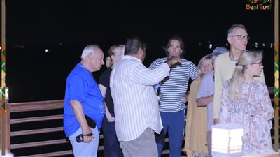 ممشى كورنيش مدينة بني سويف يستضيف عددا من السُيّاح الألمان