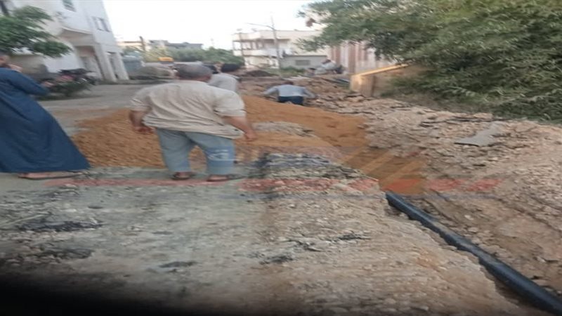 خطوط مياه الشرب 