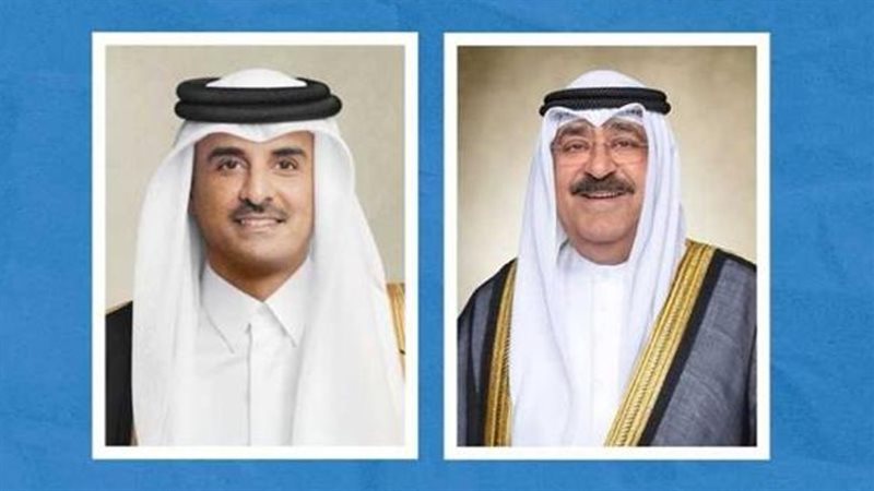 أمير قطر و نظيره