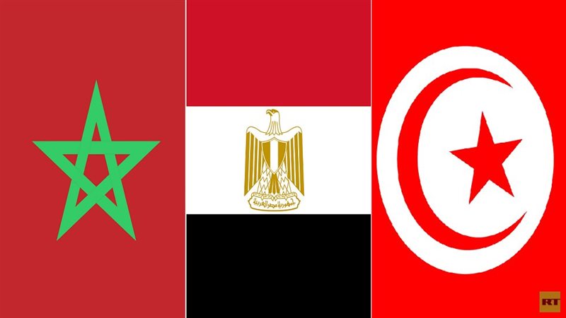 مصر والمغرب وتونس