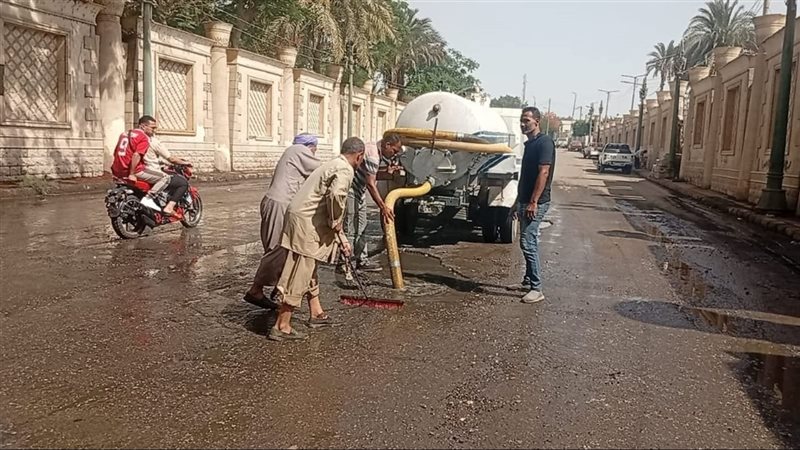 أعمال شفط المياة 