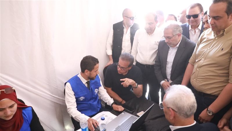 وزير الصحة خلال التسجيل
