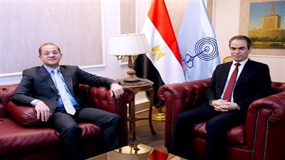 رئيس الهيئة الوطنية للإعلام يستقبل وزير المالية قبيل بدء صالون ماسبيرو الثقافي