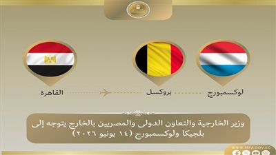 وزير الخارجية يتوجه إلى بلجيكا ولوكسمبورج لتولي الرئاسة المشتركة لاجتماع مجلس المشاركة بين مصر والاتحاد الأوروبي