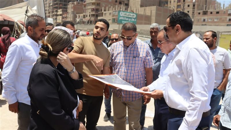 محافظ القليوبية يتابع تنفيذ الأعمال 