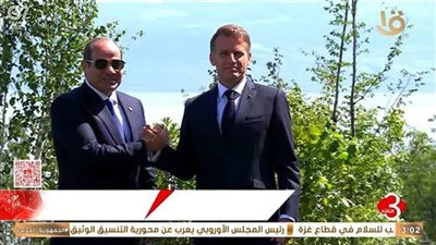 ماكرون يستقبل الرئيس السيسي قبيل قمة السبع