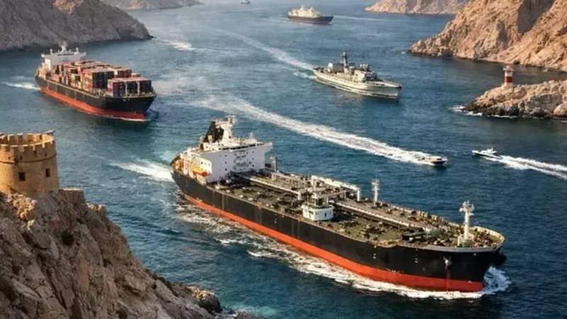 ناقلات النفط في مضيق