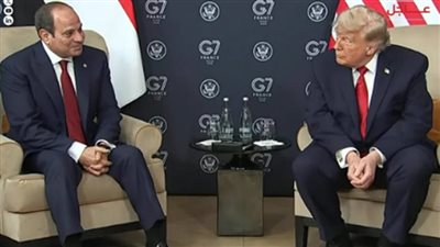 السيسي يشيد بجهود ترامب لاستعادة السلام والاستقرار بمنطقة الشرق الأوسط