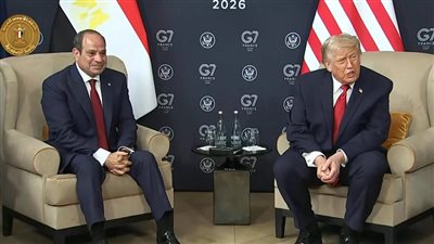 السيسي يشيد بجهود ترامب لاستعادة السلام والاستقرار بمنطقة الشرق الأوسط