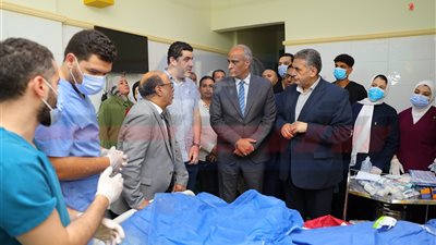 محافظ كفرالشيخ يطمئن على رئيس قرية أُصيبت أثناء أداء واجبها
