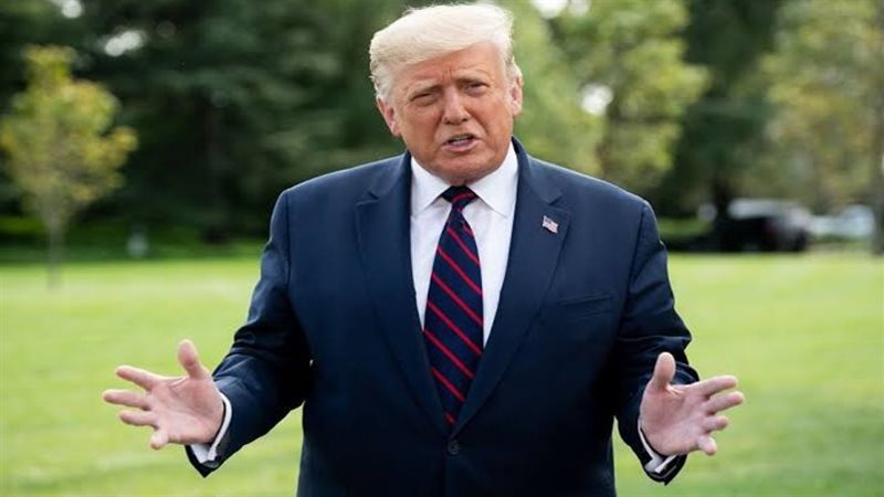 الرئيس الأمريكي دونالد ترامب