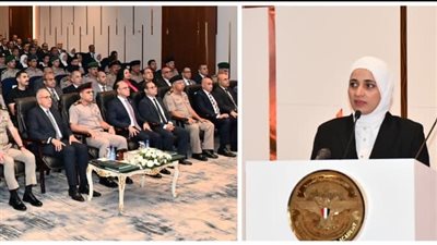 الأكاديمية العسكرية  تنظم مراسم الاحتفال بتخرج الدورة التدريبية المجمعة للمرشحين للتعيين بالوزارات 