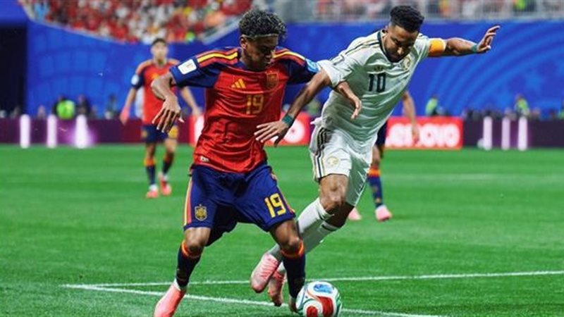 مباراة السعودية وإسبانيا