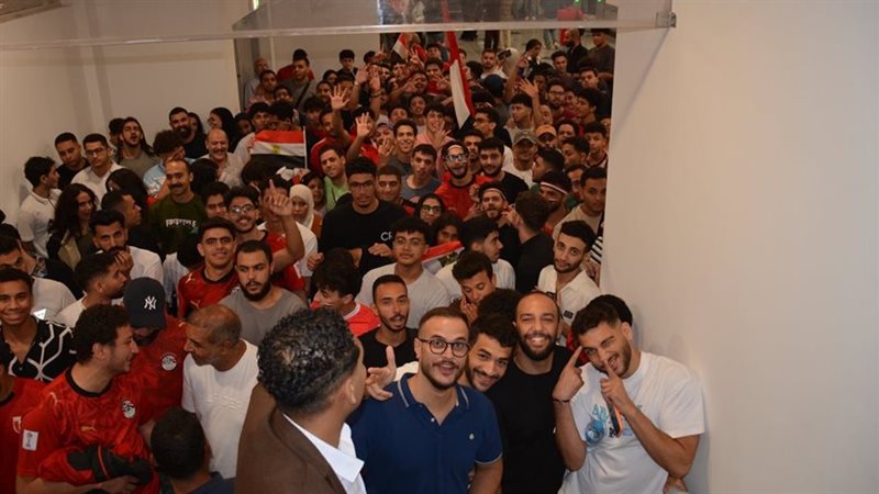 جماهير احتفالية مباراة